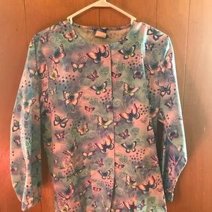 Butterfly scrub jacket